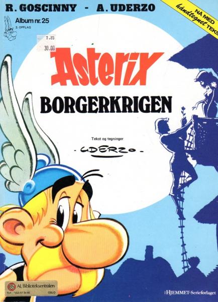 Asterix norwegisch Nr. 25  - ASTERIX BORGERKRIGEN - 1995 - 5.Auflage - gebraucht